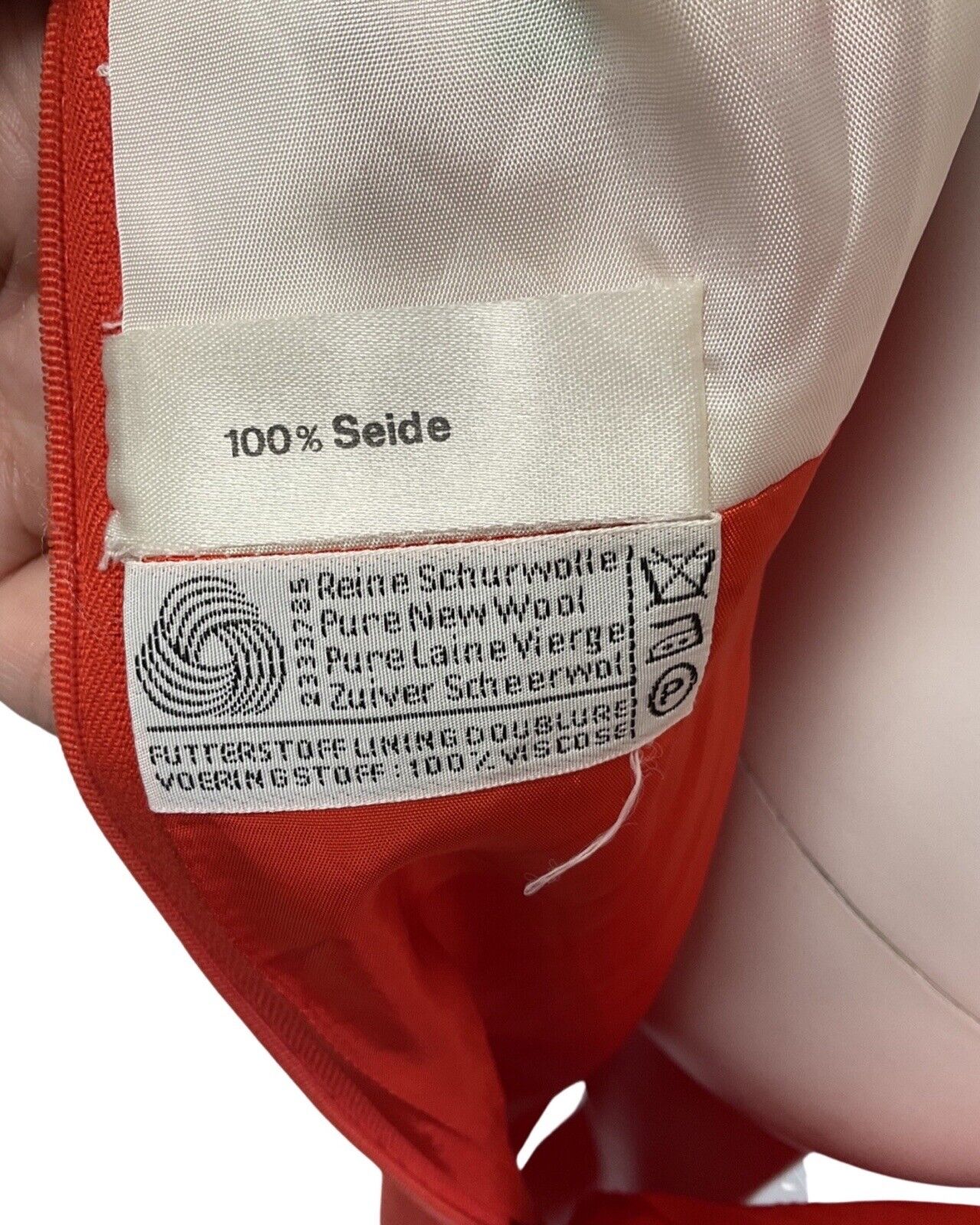 VINTAGE 60s 70s RED WHITE BLACK SPOTTED DOTTY WING COLLAR SHIRT DRESS 14 16