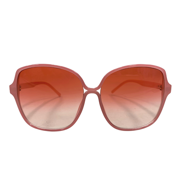 PINK OVERSIZED SQUARE VINTAGE STYLE 70s SUNGLASSES