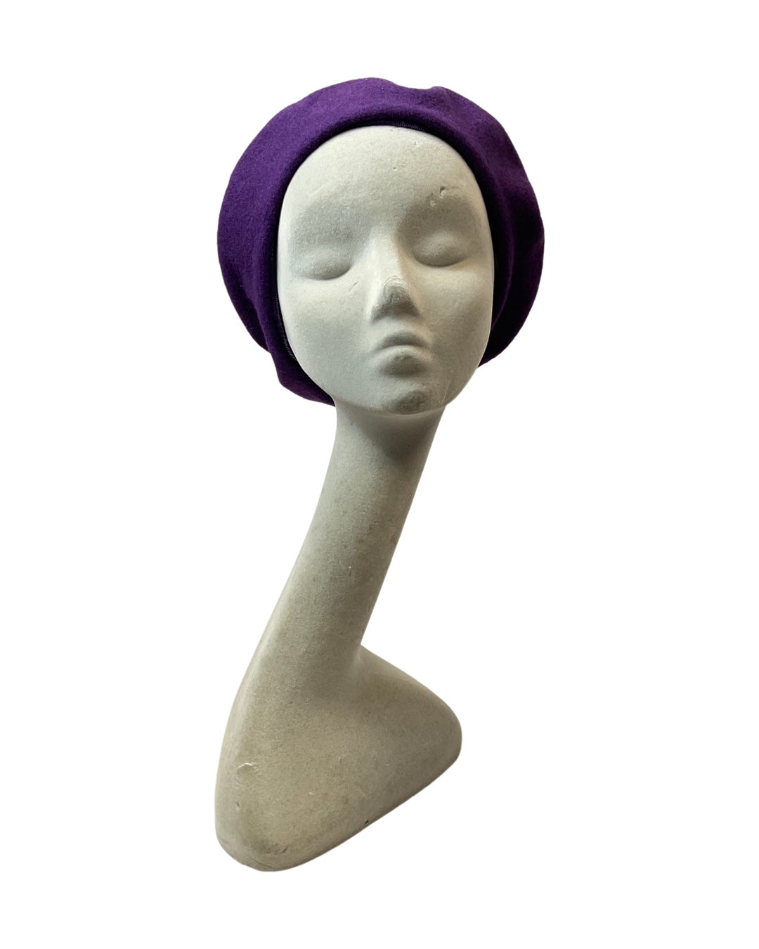 VINTAGE CADBURY PURPLE KANGOL WOOL BERET