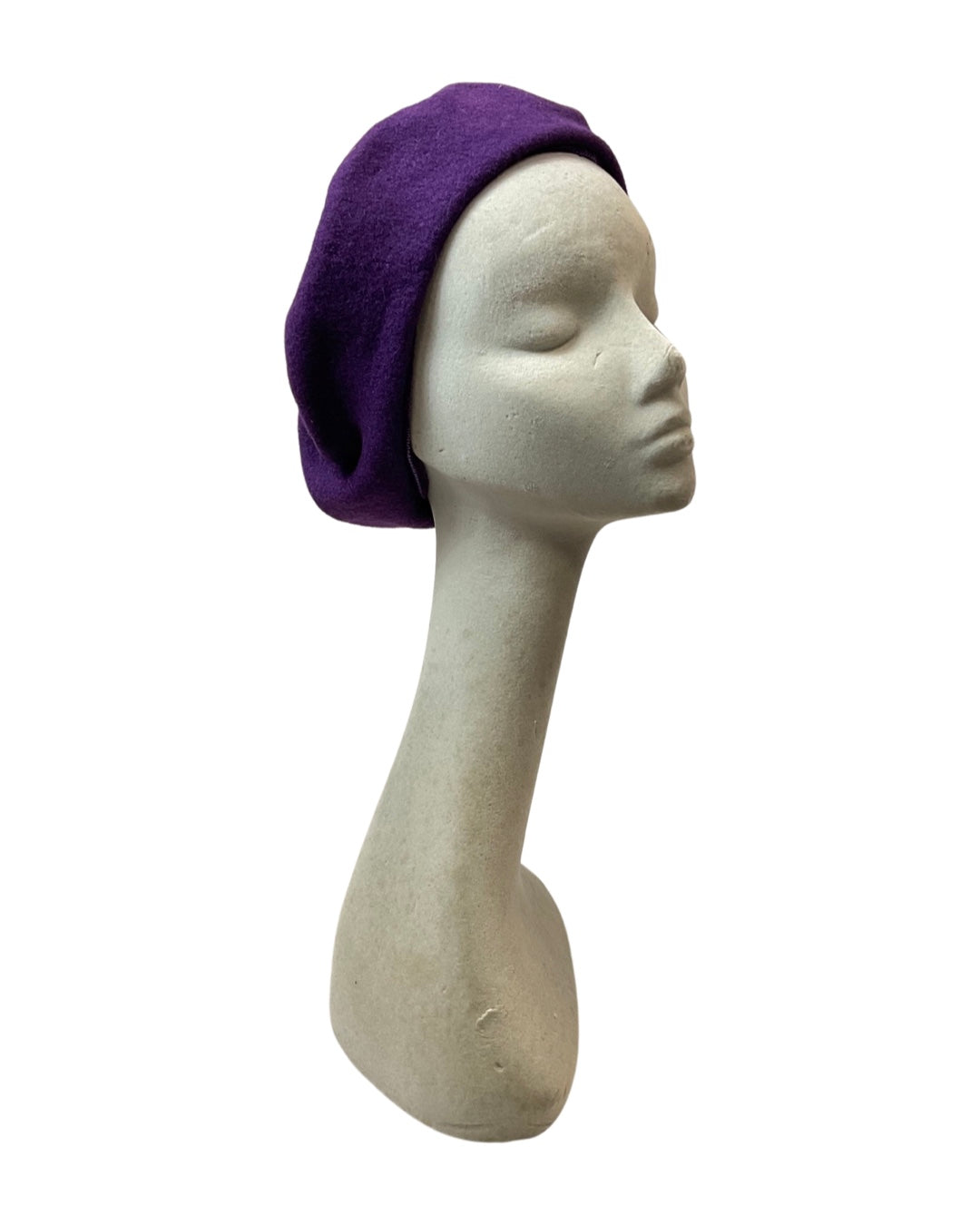 VINTAGE CADBURY PURPLE KANGOL WOOL BERET