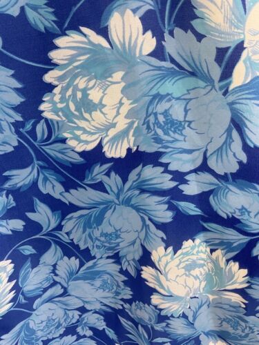 VINTAGE 60s 70s BLUE WHITE FLORAL CAPE SLEEVE SHEER SUMMER MAXI DRESS 6