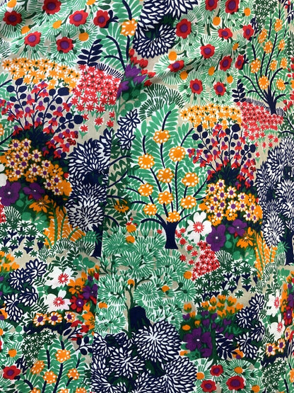 VTG 60s 70s GREEN BLUE WHITE RED PYSCHEDELIC FLORAL STRAPPY HALTER SUN DRESS 6 8