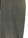 VTG 70S CHARCOAL SILVER GLITTERY PARTY LUREX FLARE FISHTAIL MAXI SKIRT 10 12