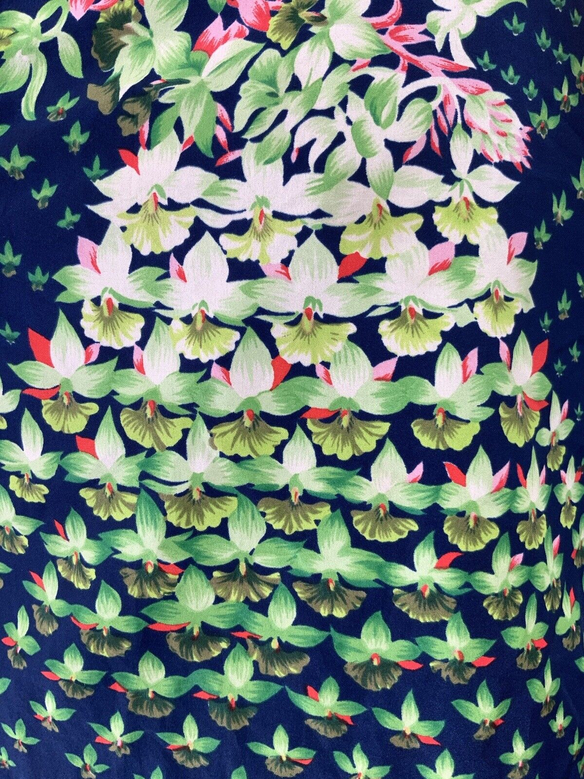 VINTAGE 60s 70s BLUE GREEN WHITE RED FLORAL OP ART STRAPPY SUN DRESS 8