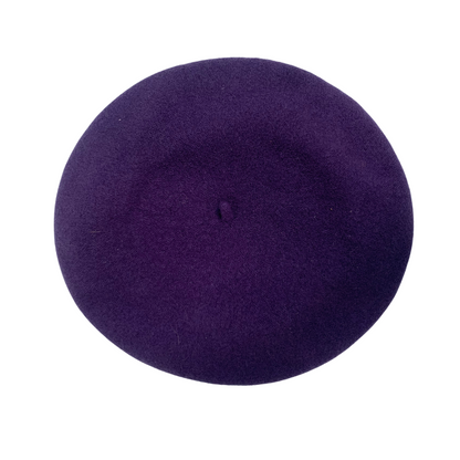 PURPLE VINTAGE 60s 70s BERET