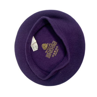 PURPLE VINTAGE 60s 70s BERET