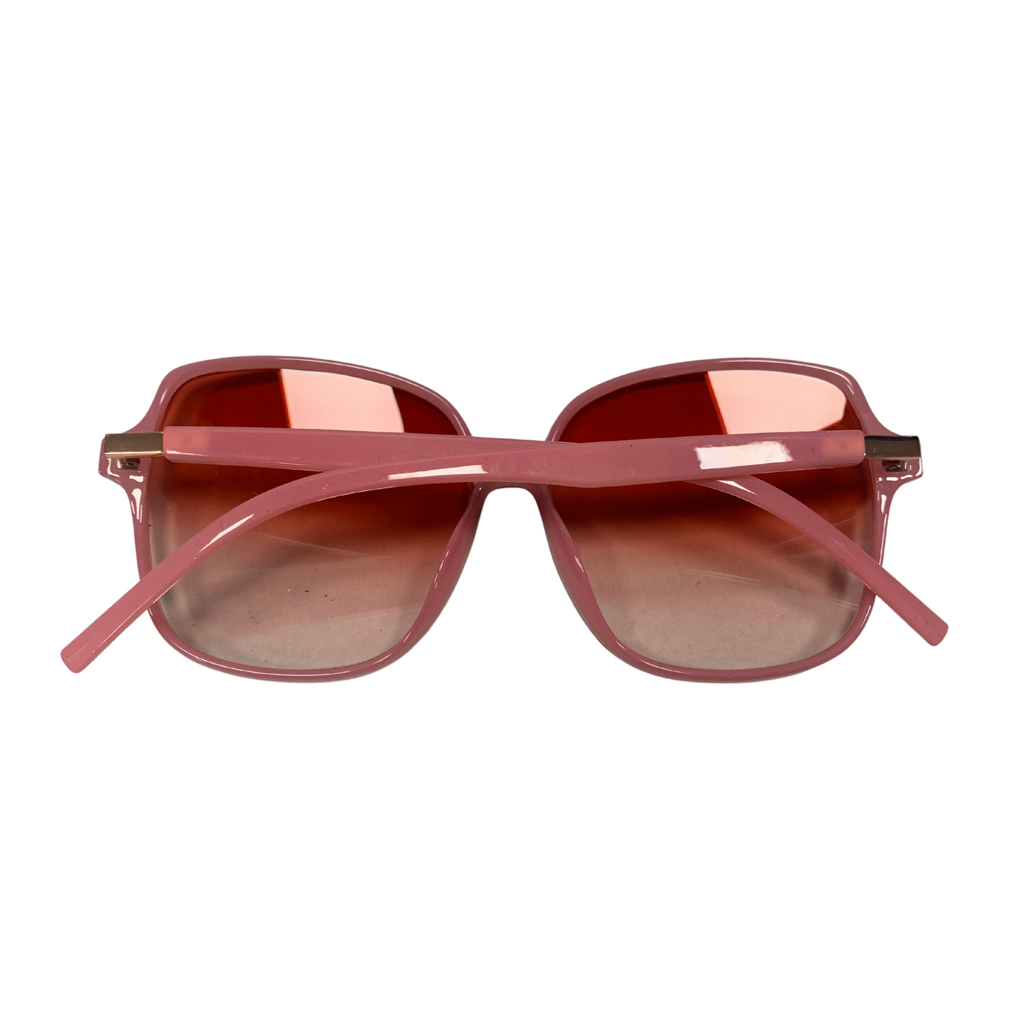 PINK OVERSIZED SQUARE VINTAGE STYLE 70s SUNGLASSES