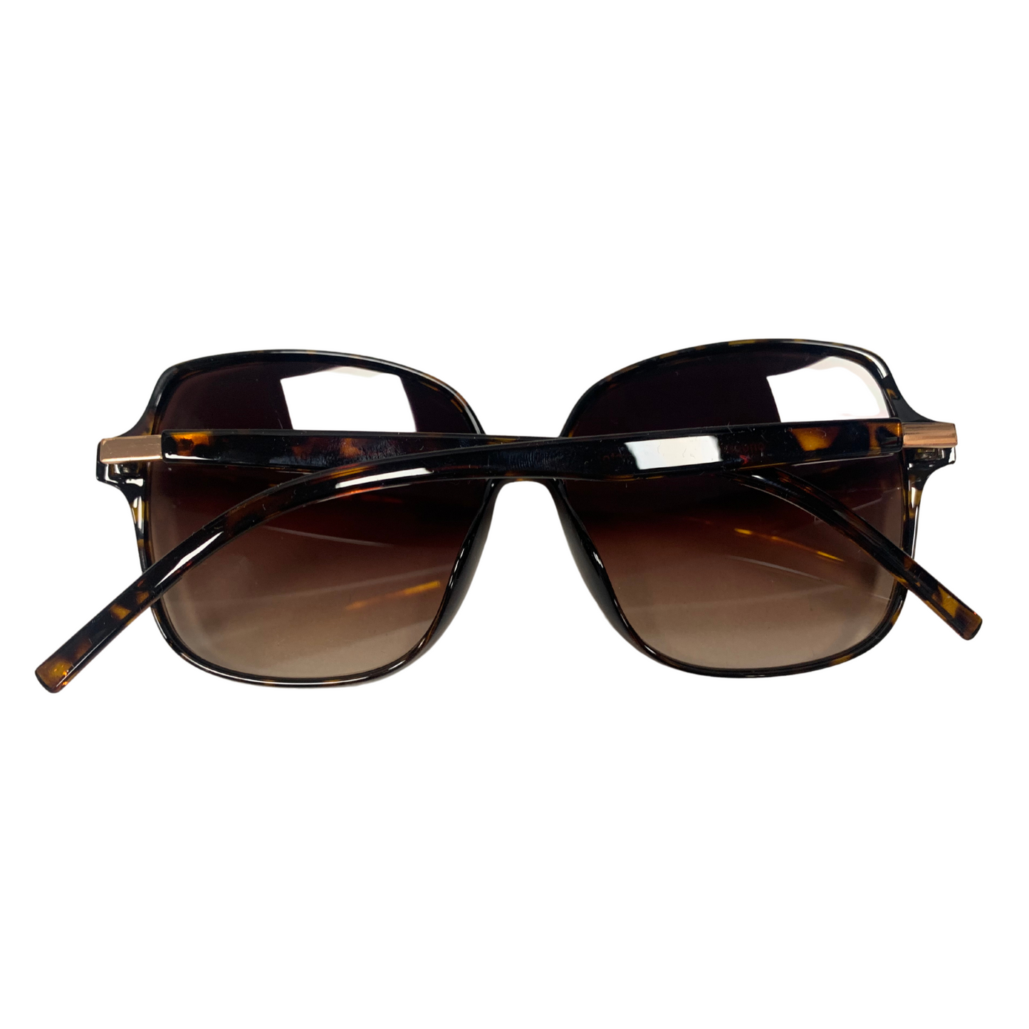 TORTOISE SHELL STYLE OVERSIZED SQUARE VINTAGE STYLE 70s SUNGLASSES