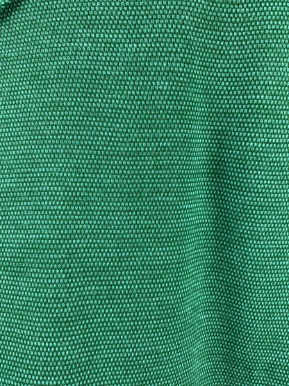 VINTAGE 60s 70s APPLE GREEN MINT DOTTY MOD SHORT FLARED SKIRT 4