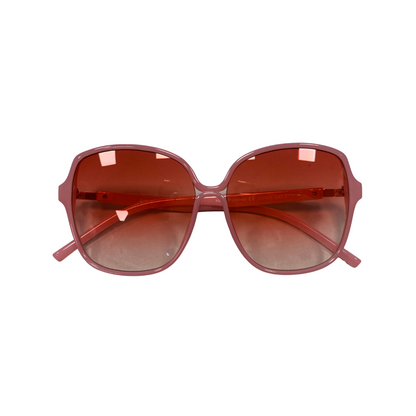 PINK OVERSIZED SQUARE VINTAGE STYLE 70s SUNGLASSES