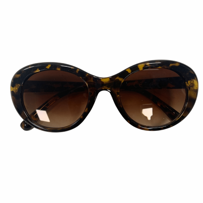 TORTOISE STYLE ROUND OVAL VINTAGE STYLE 60s SUNGLASSES